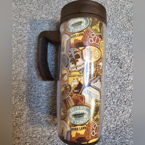 Disney Parks Thermal Cup With Lid and Handle Collectible Travel Tumbler - Picture 4 of 6